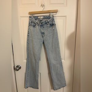 Abercrombie high rise 90s relaxed straight jeans